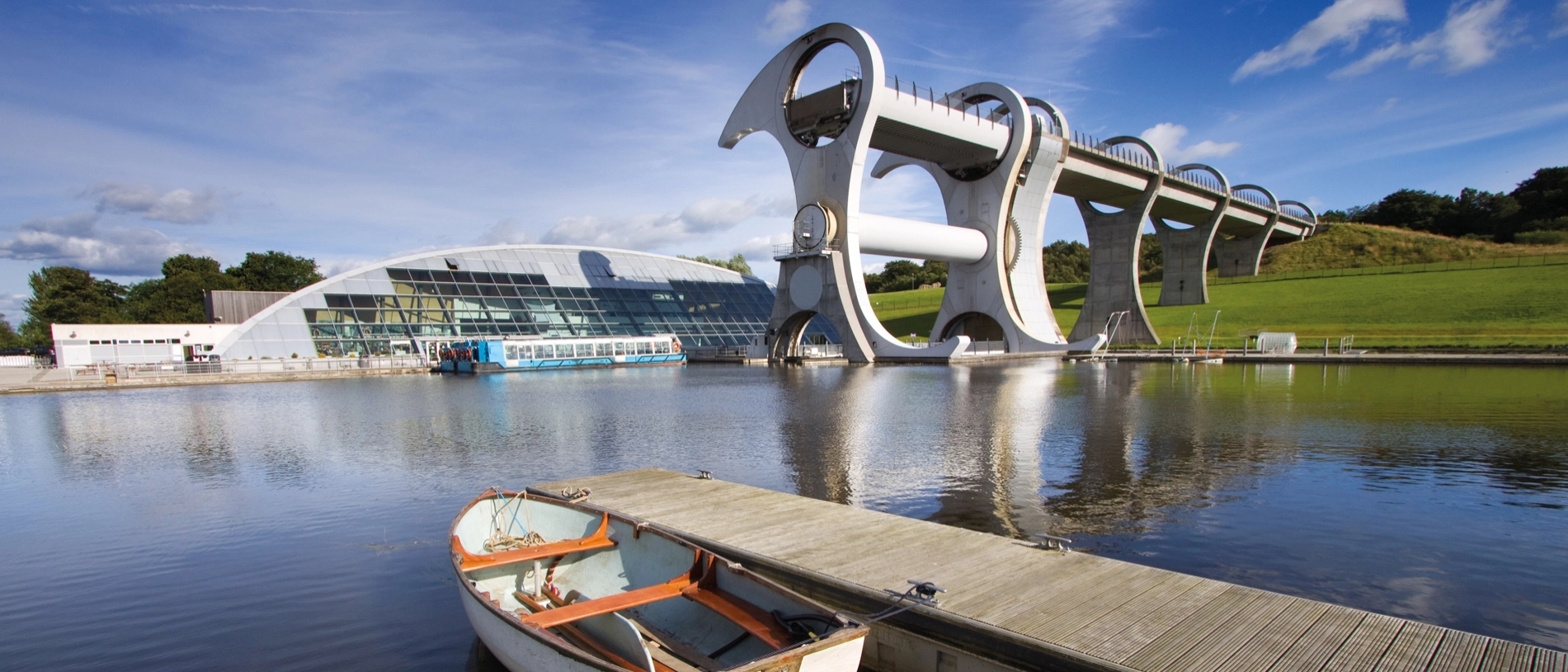 Falkirk Wheel, Panorama Falkirk Wheel, Panorama
